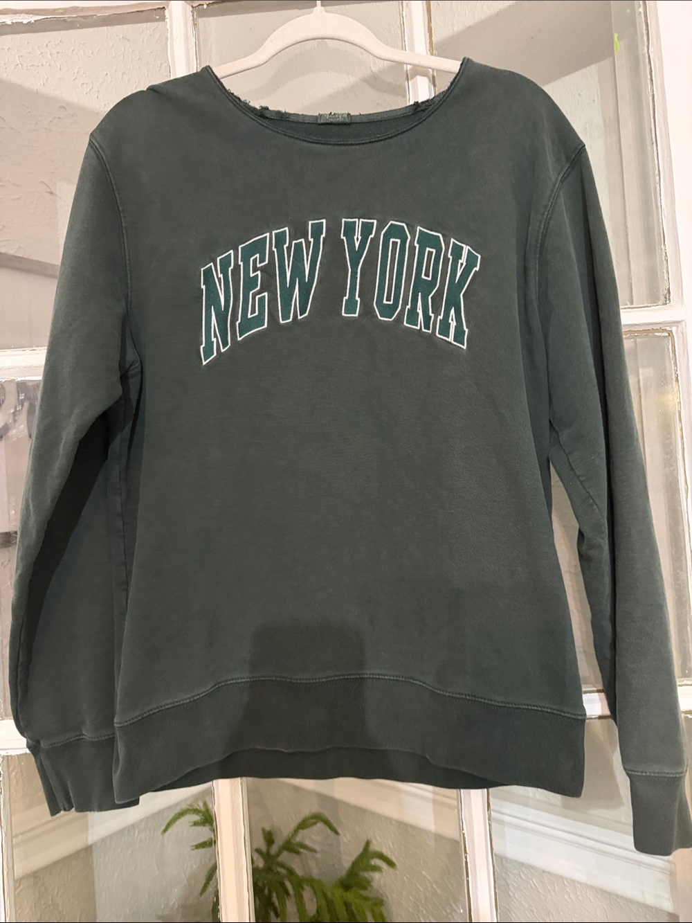 John Galt New York Crewneck Sweatshirt - Green
